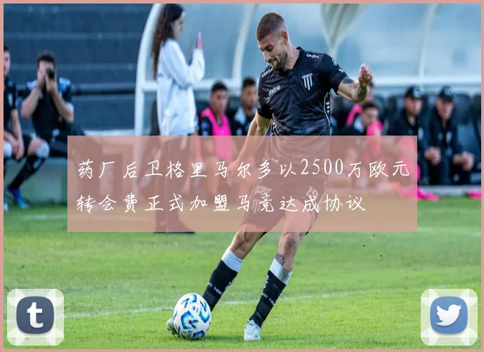 药厂后卫格里马尔多以2500万欧元转会费正式加盟马竞达成协议