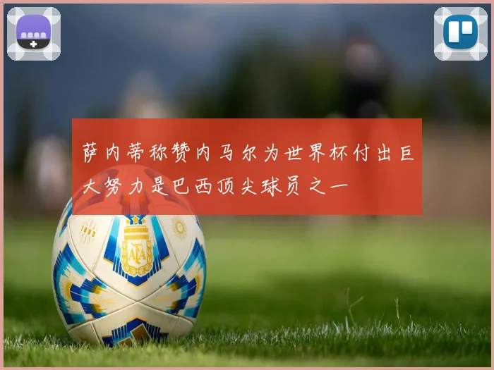萨内蒂称赞内马尔为世界杯付出巨大努力是巴西顶尖球员之一